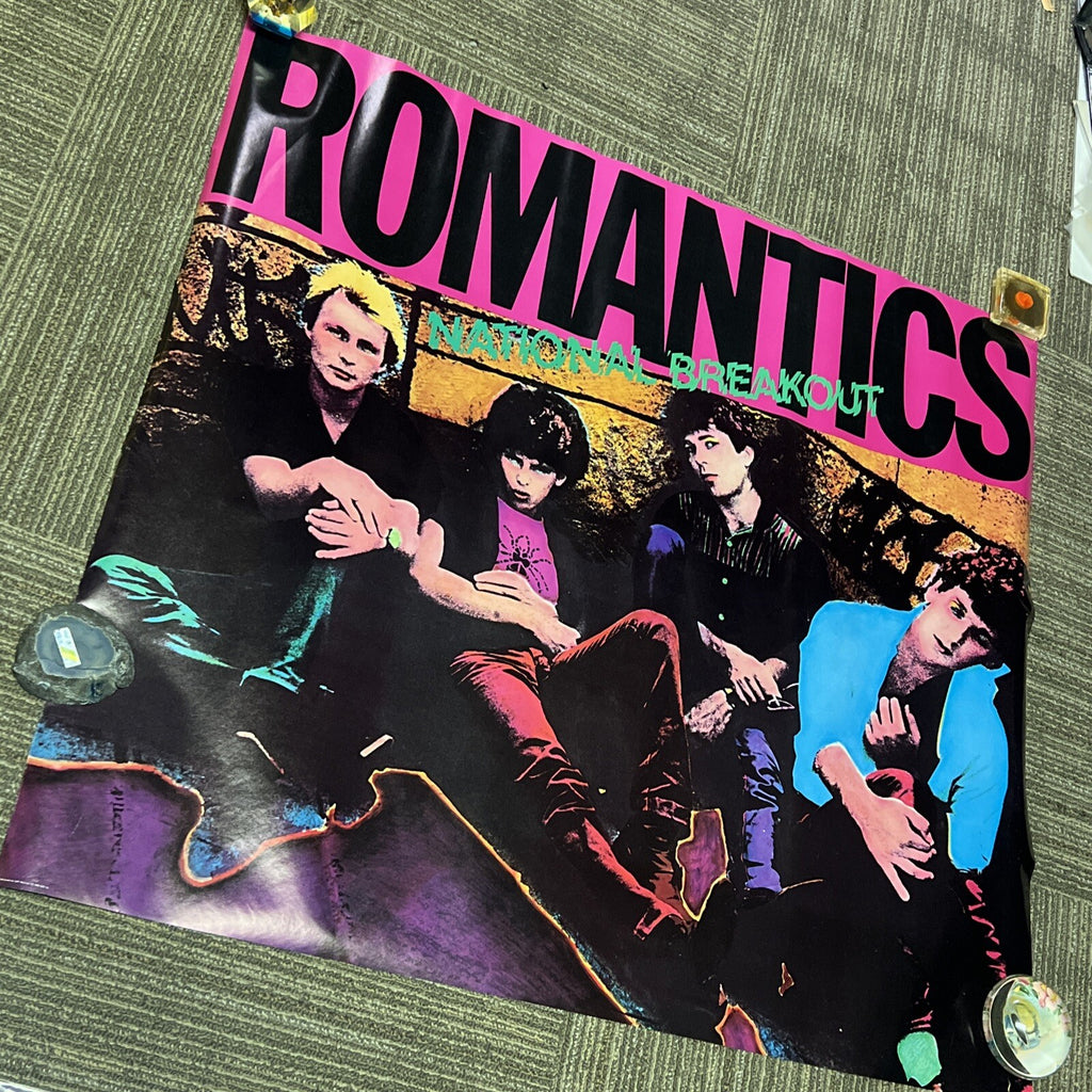 Romantics National Breakout 1980 CBS Records Album Promo Poster #301