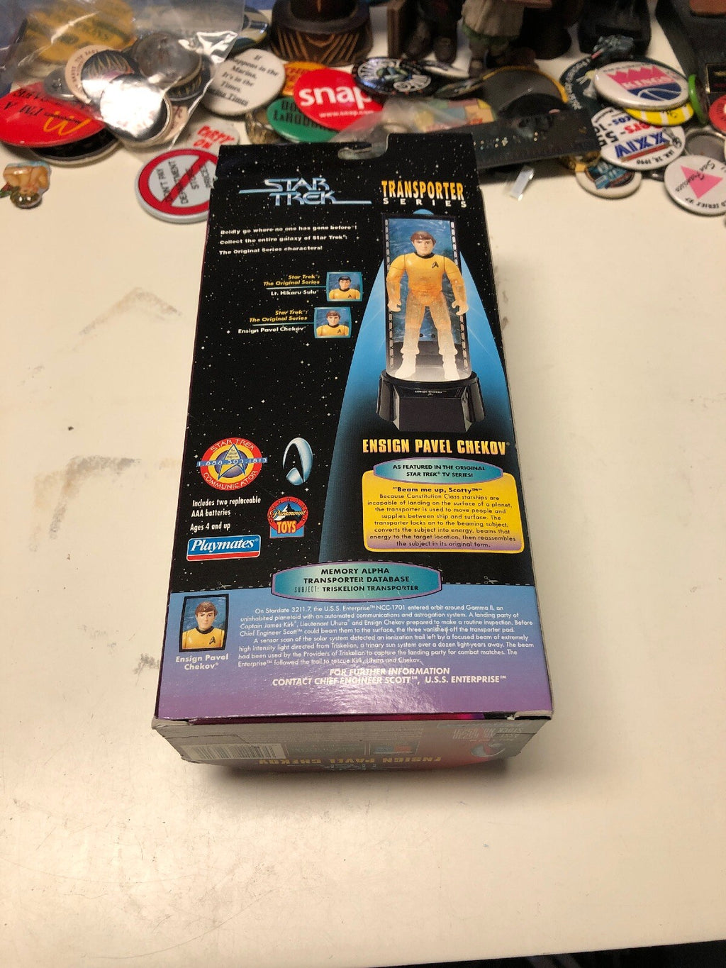 Star Trek Transporter Series - Ensign Pavel Chekov Playmates 652306