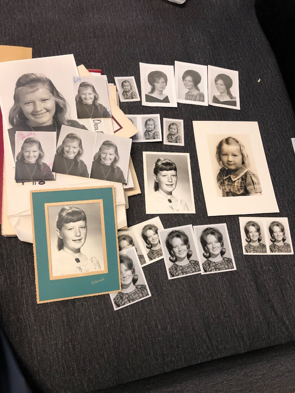 Vintage Black And White Sisters Female Portray Photo 1950s Photography Lot0