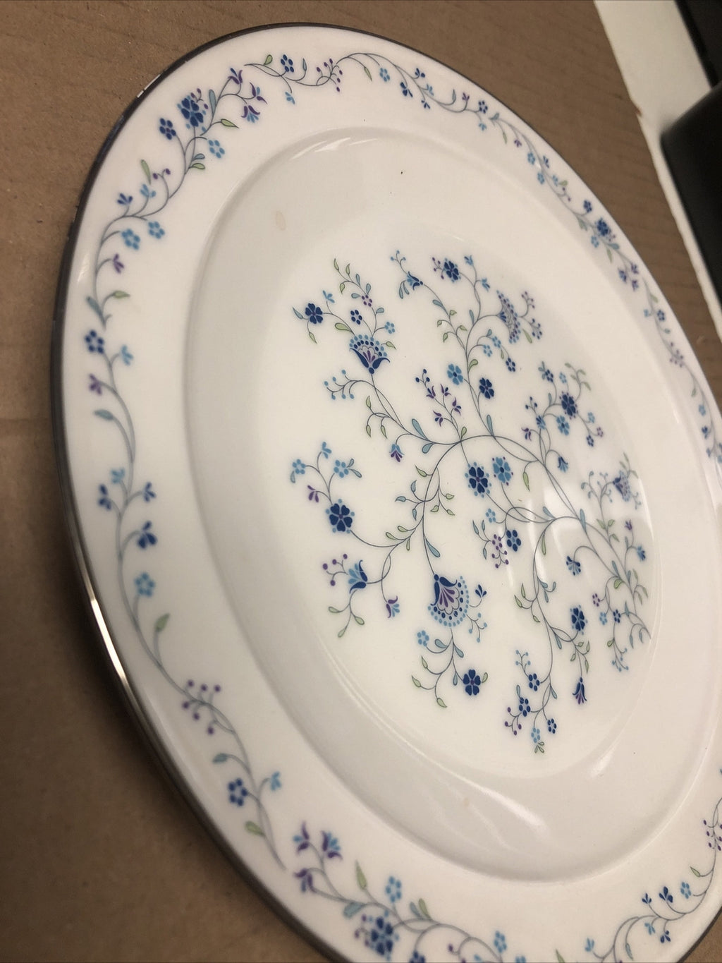 Noritake Ivory China #7164 Serene Garden Lot Of 2 Plates Salad & Desert Plate7