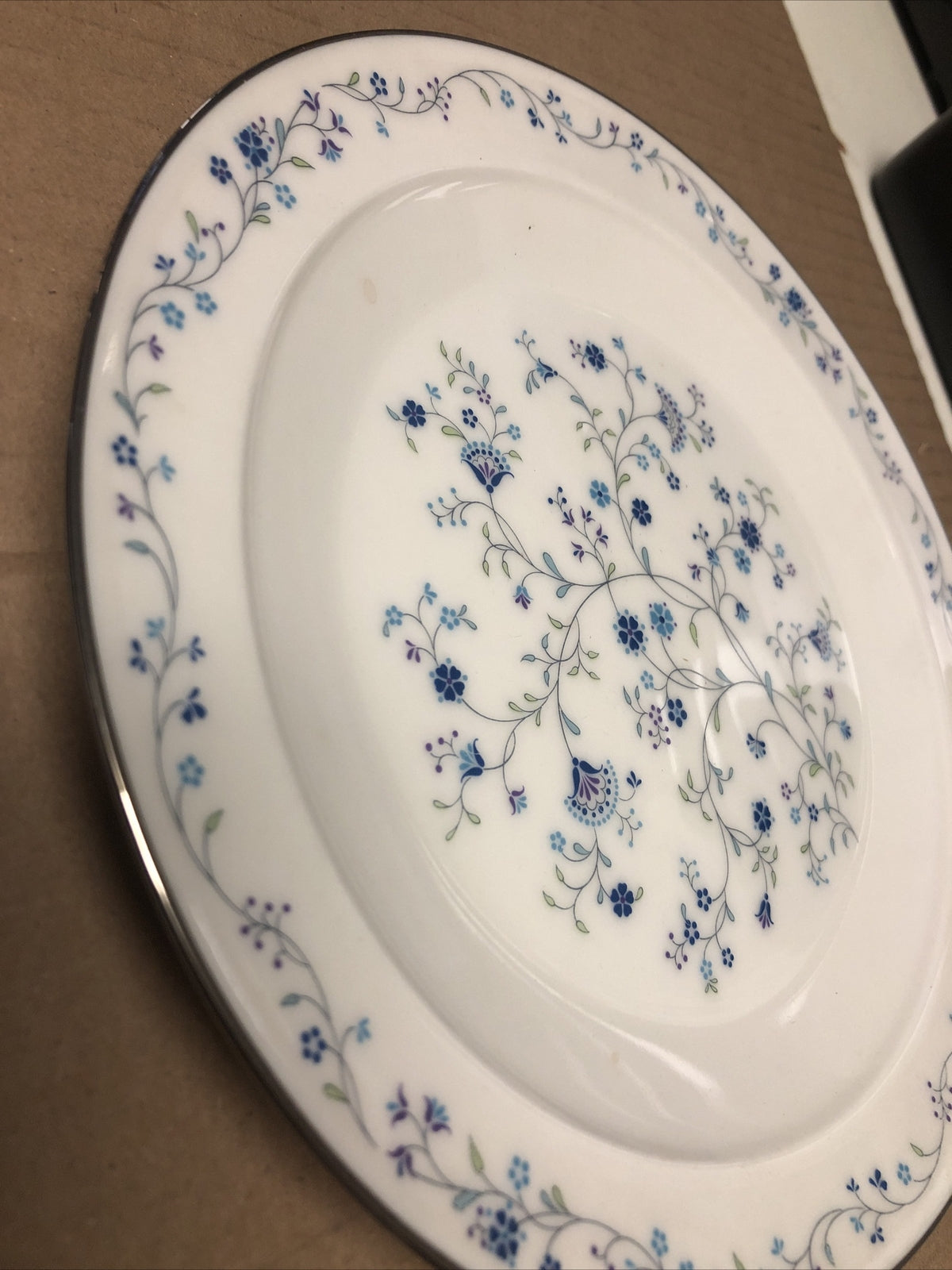 Noritake Ivory China #7164 Serene Garden Lot Of 2 Plates Salad & Desert Plate7