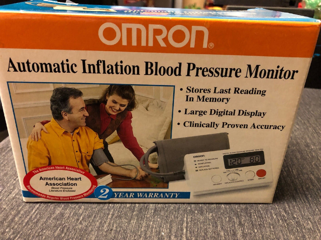 Omron HEM-712C Automatic Inflation Blood Pressure Monitor0