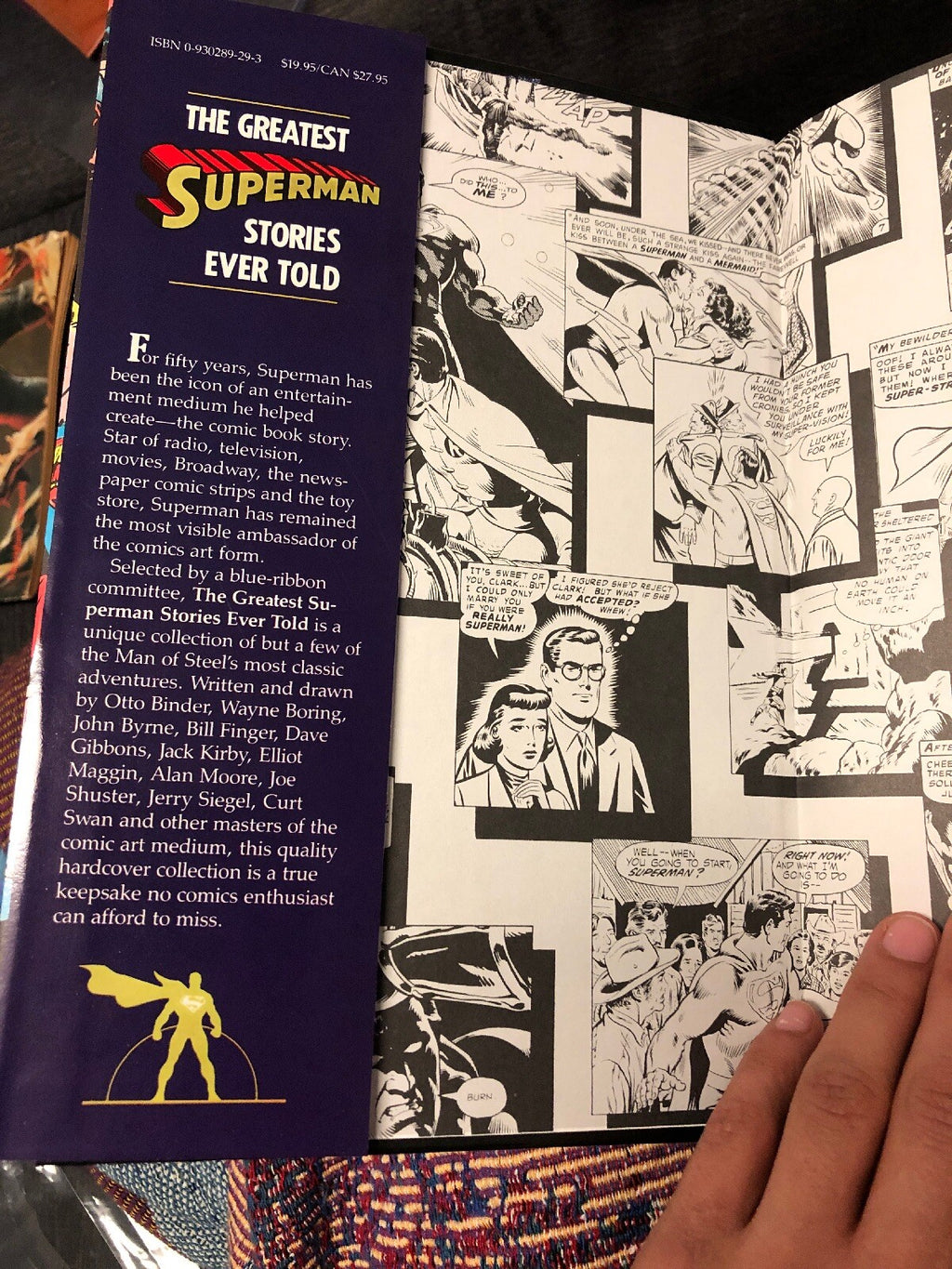 The Greatest Superman Stories Ever Told 1987 First Edition Hard Cover Byrne DC2