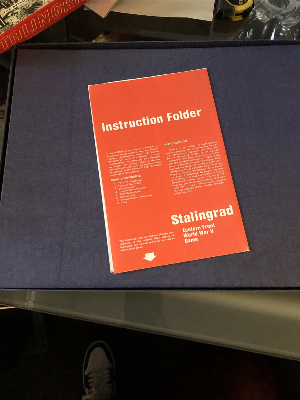 Avalon Hill 1963 : STALINGRAD game - Campaign in Russia - Thin Box1