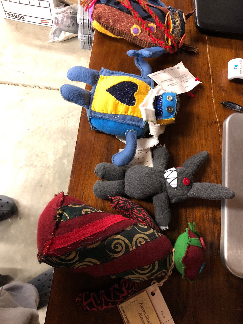 Hand Made Stuffed Toy Comic-Con Lot Of 40