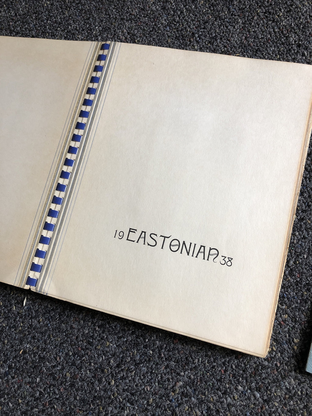 Rare 1938 Eastonian High School Yearbook With Original Photos5