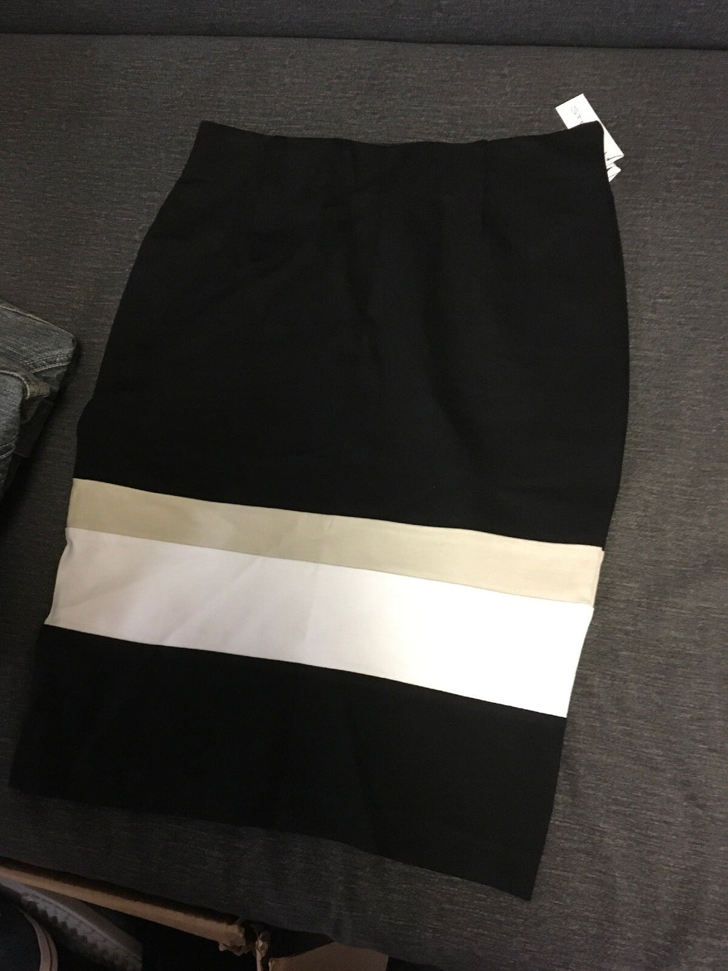 Amanda & Chelsea Colorblock Pencil Skirt Womens Size 4 NWT0