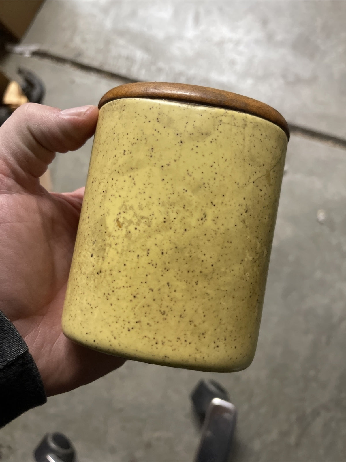 1950s Yellow SALT & PEPPER - BARBARA WILLIS Atomic Mid Century Modern California3