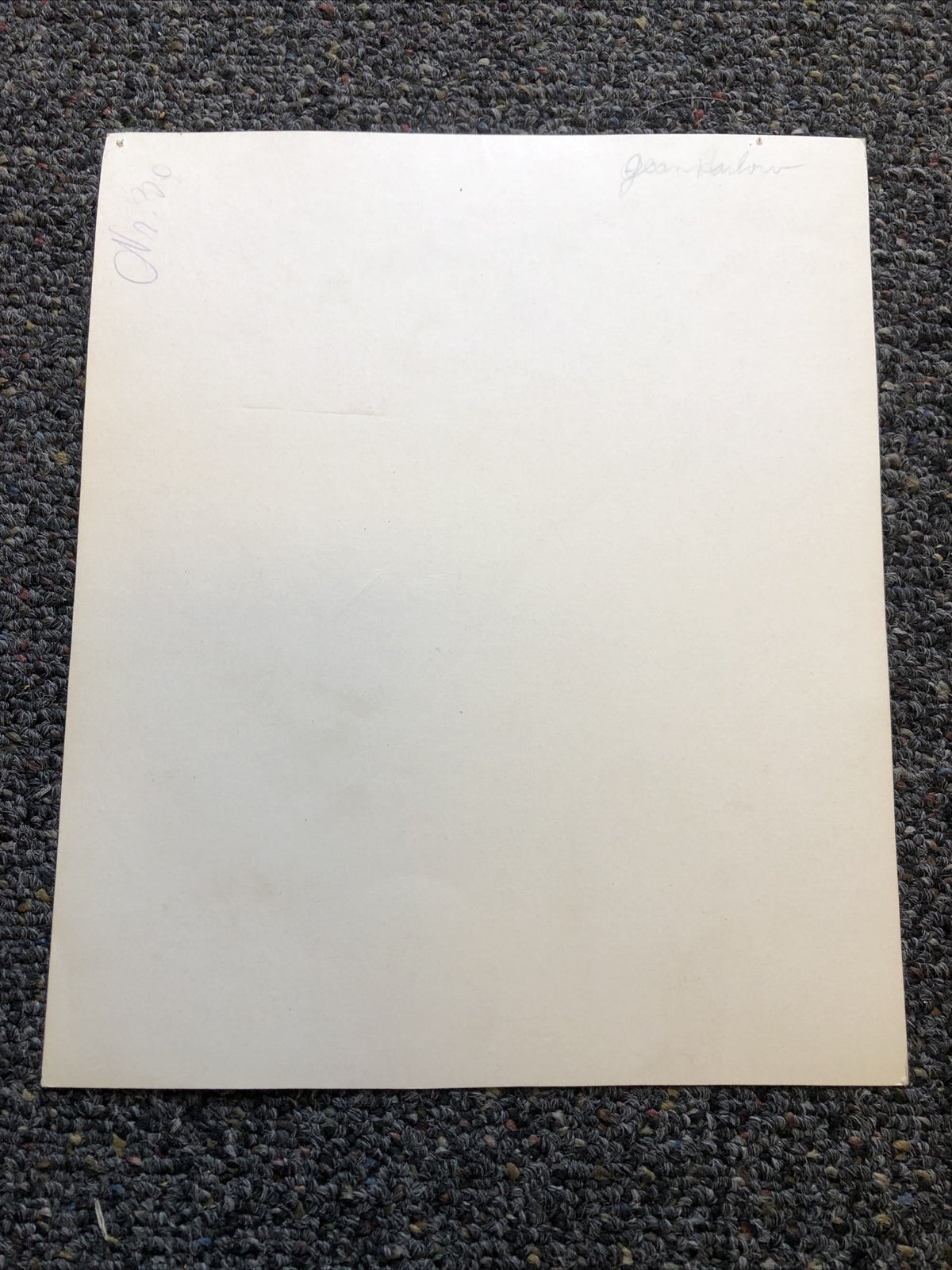 RARE Original Vintage Photo Of JEAN HARLOW Unpublished 9”x7.5”7