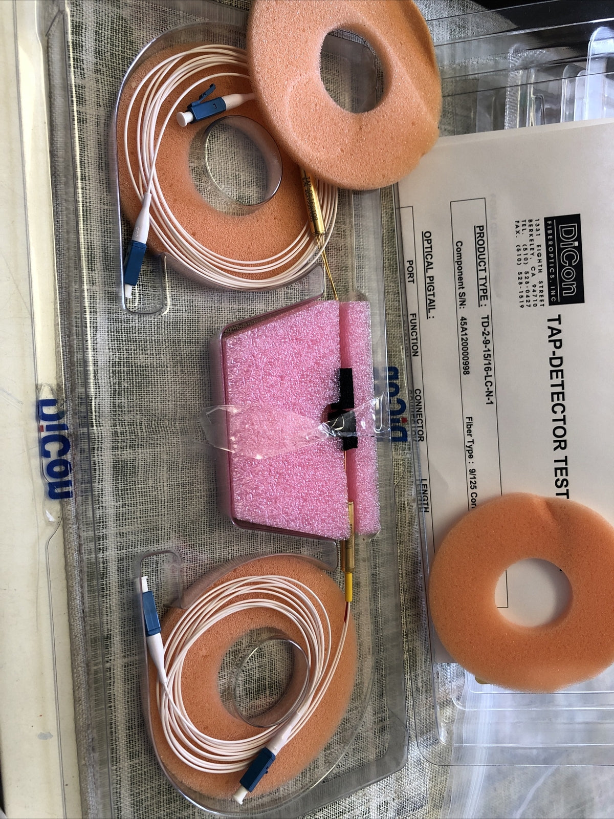 DICON Fiber Optic TD-2-9-15/16-LC-N-1 With Test Report2