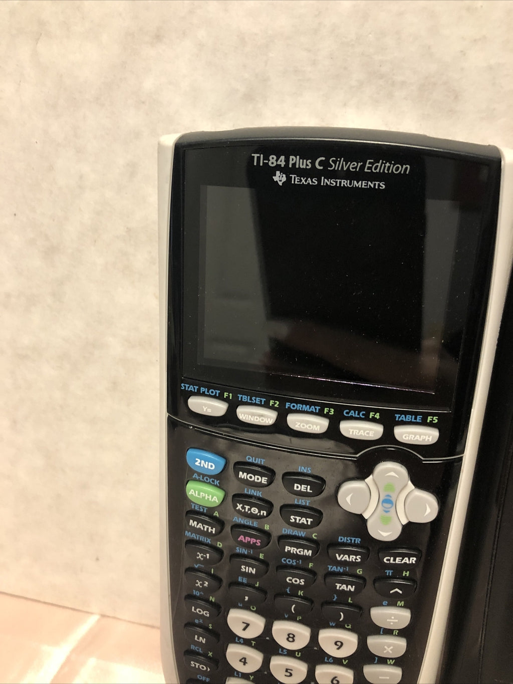 Texas Instruments TI-84 Plus C Silver Edition Graphing Calculator W/ Cover Case1