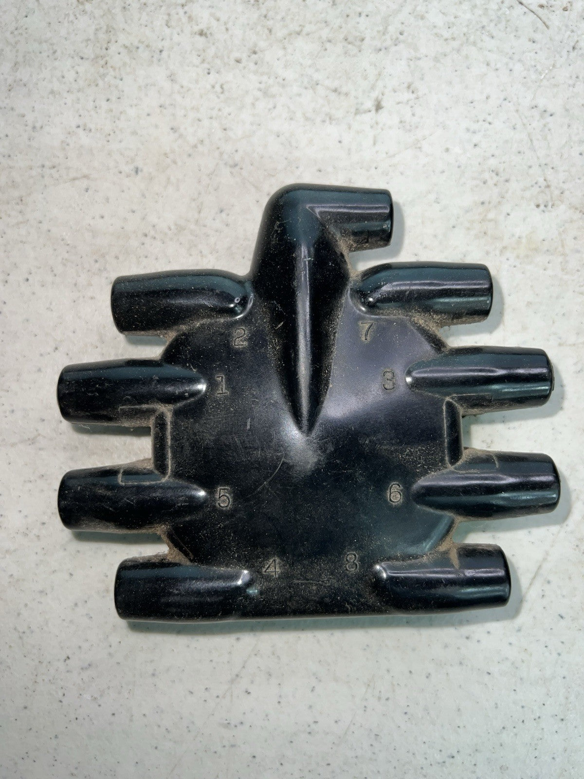 Vintage V8 Ignition Cap - 8 Point Socket Style Distributor Cap Rat Rod0