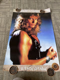 #150 1987 David Coverdale Whitesnake Original Record Store Promo Poster 23 X35”0