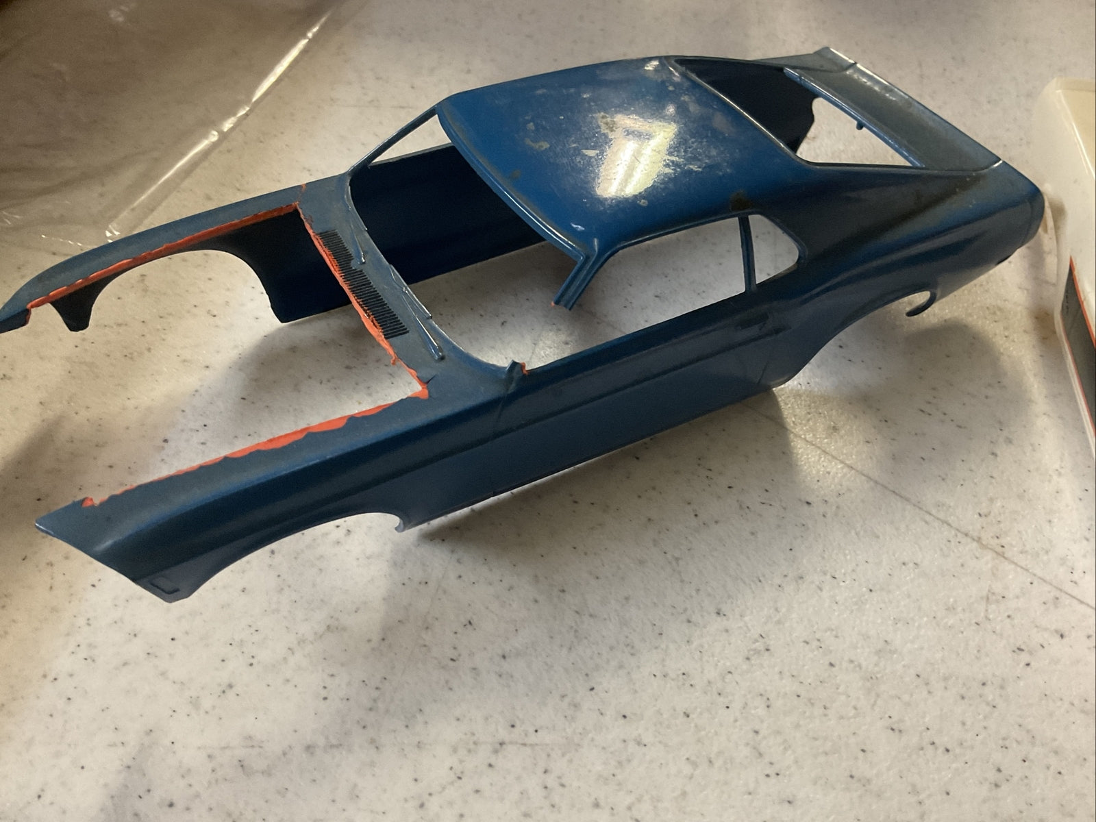 Vintage model car junkyard Body Lot. Ford, Mustang’s1