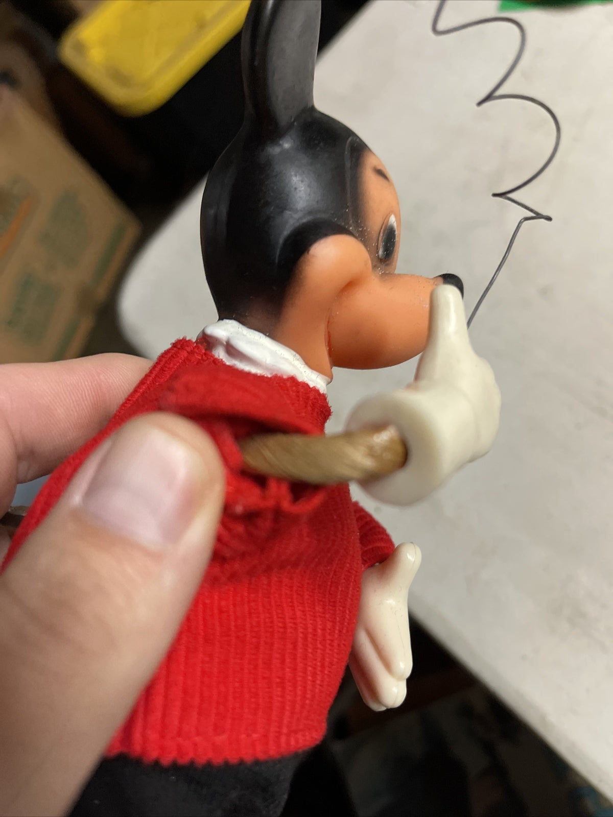 Vintage Mickey Mouse Wind-up Toy Walt Disney Carl Original Germany Not Marx5