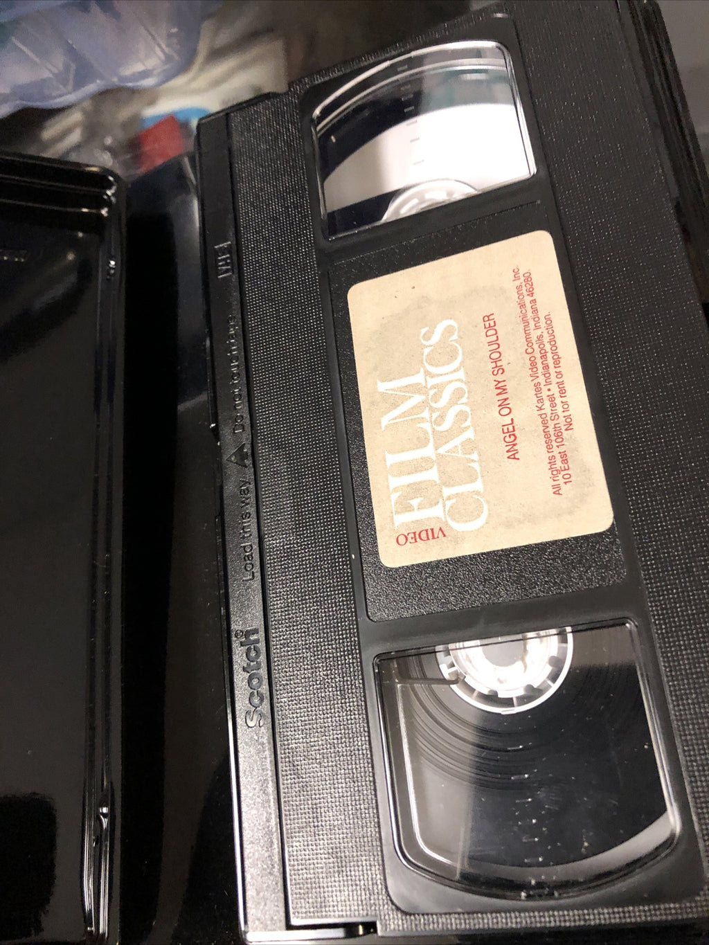 Vintage Angel on my Shoulder VHS, Anne Baxter 19464
