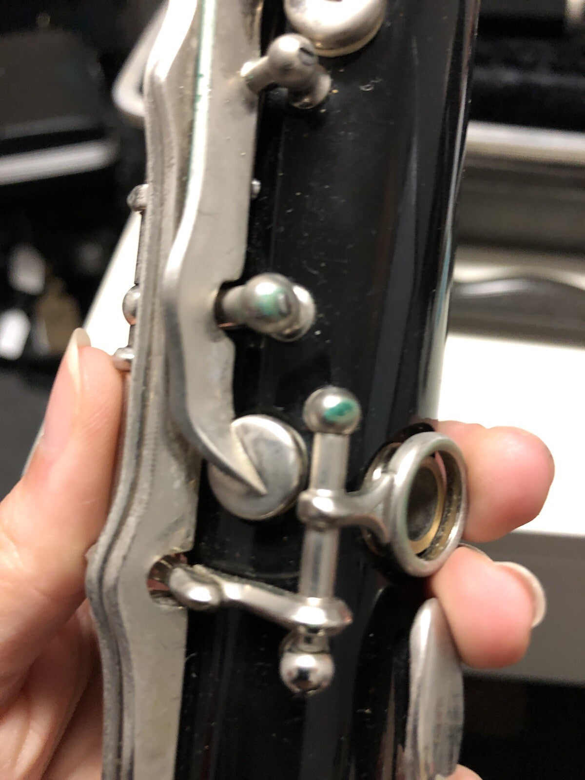 A5 Vintage Selmer Bundy Resonite Black Clarinet w/ Case7