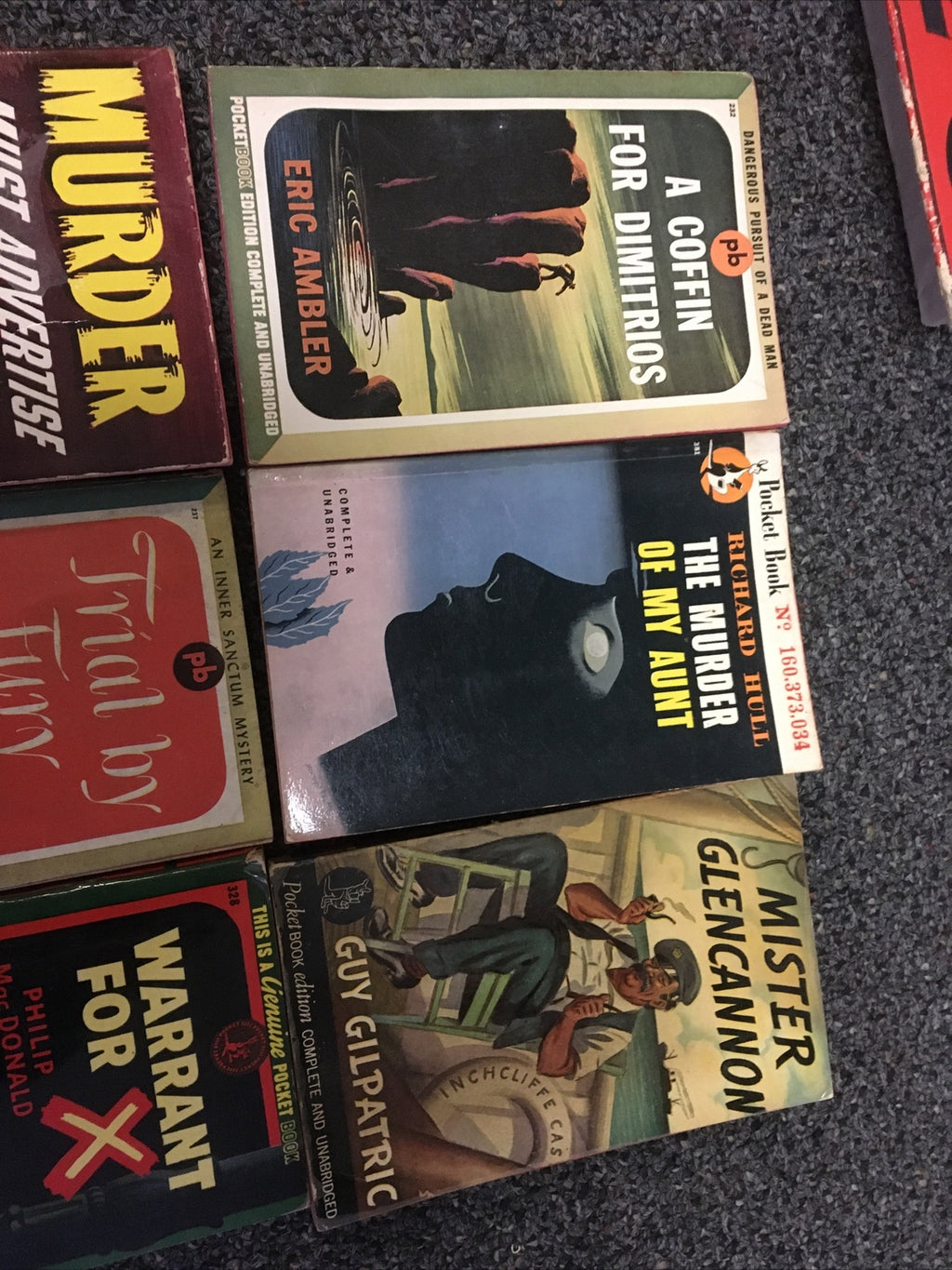 Lot Of 6 Vintage Books - Pocket Book Edition Complete And Unabridged1