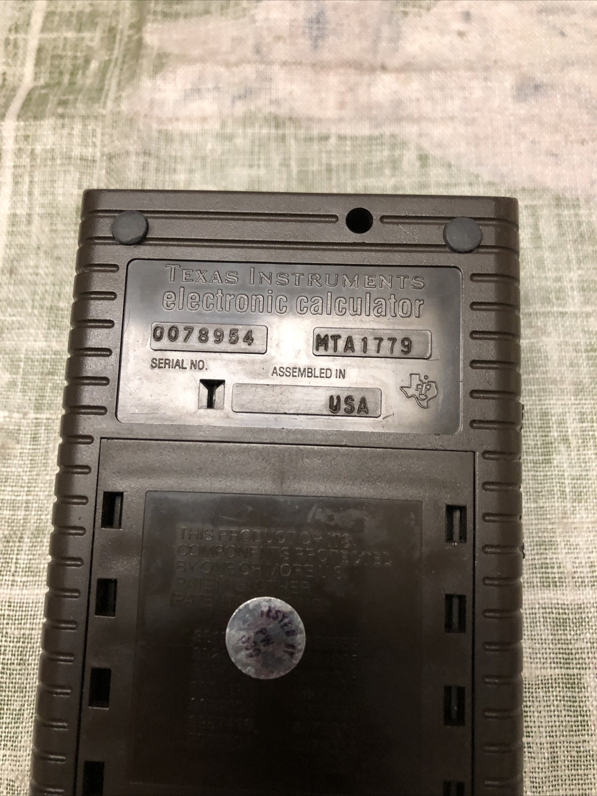 Vintage Texas Instrument TI-5025 Electronic Calculator UNTESTED3