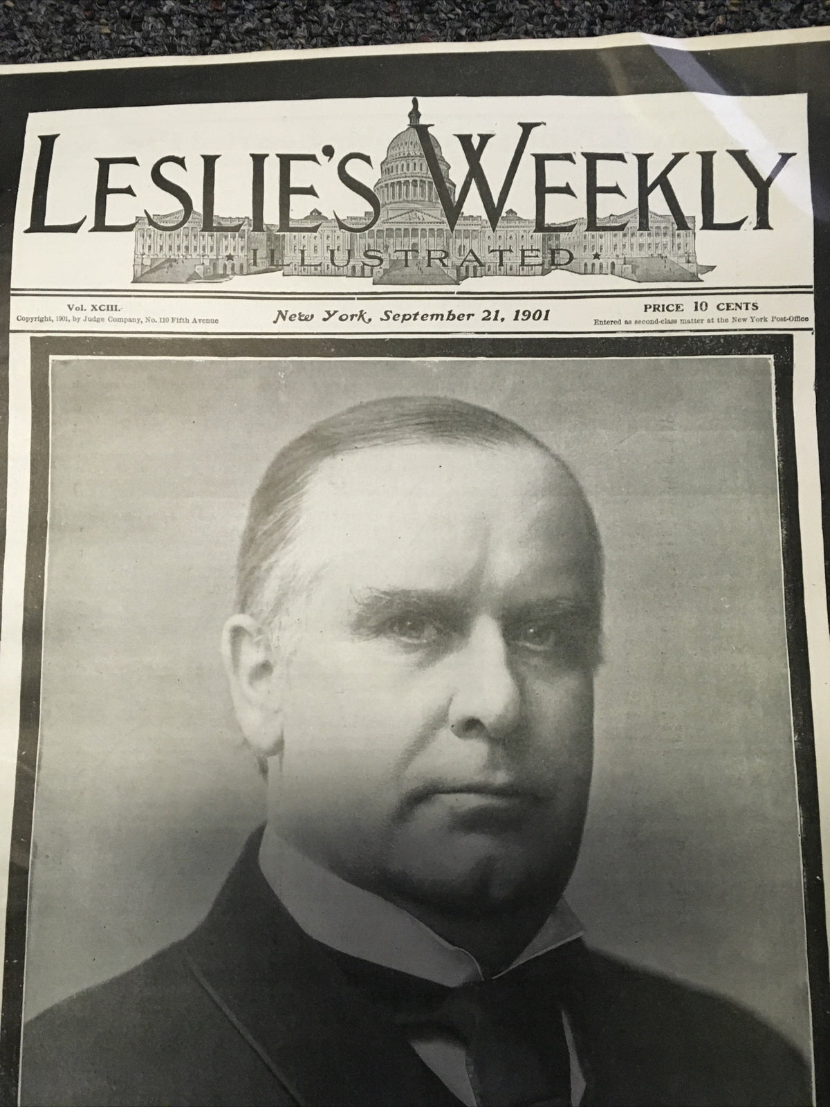 Vintage Leslie's Weekly 1901 September 21, New York Magazine Original2