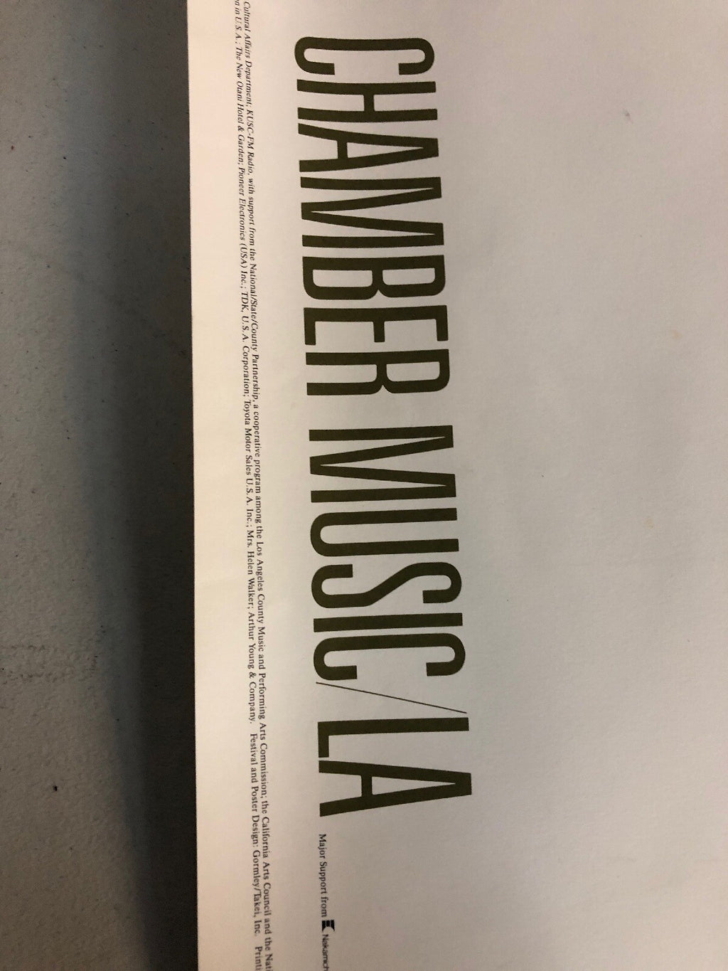 Ed Moses Chamber Music/LA Actron 4 1984 Print Poster 32” x 26” Museum Of Art3