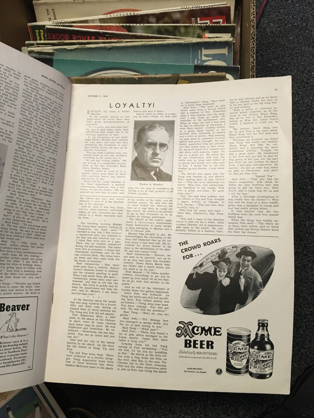 Vintage: News Letter And Wasp 1940 SF Oldest Weekly Paper Historic4