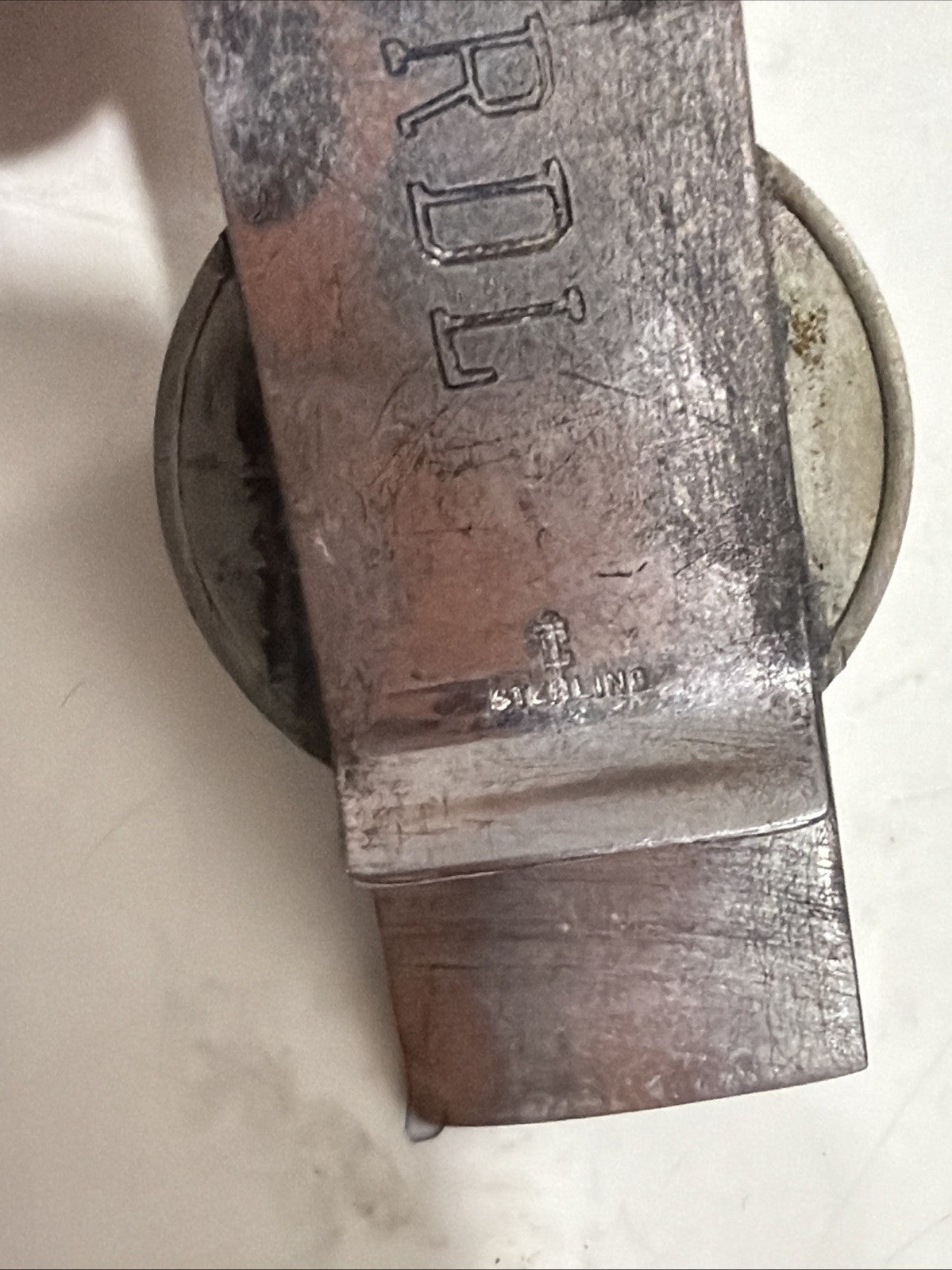 Vintage California Division Of Highways Sterling Silver Commemorative Money Clip5