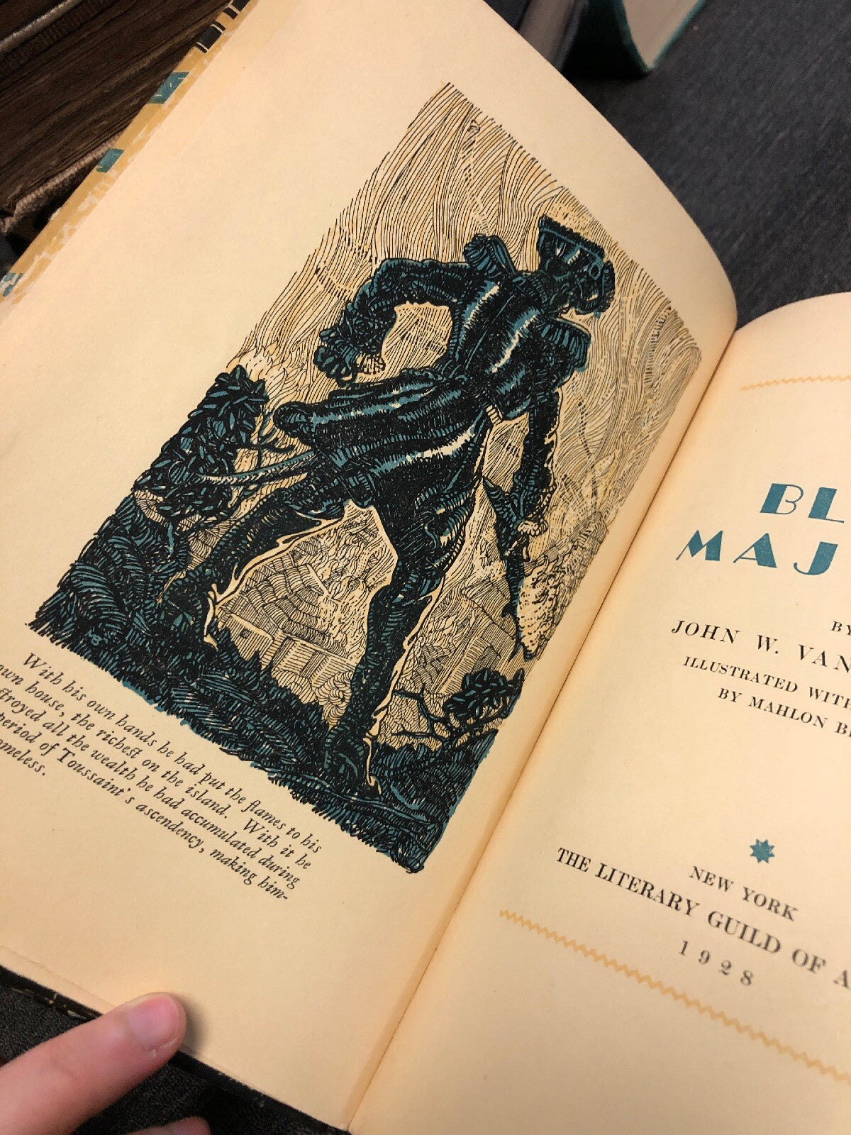 First Edition Vandercook, John W. BLACK MAJESTY With Illustration1