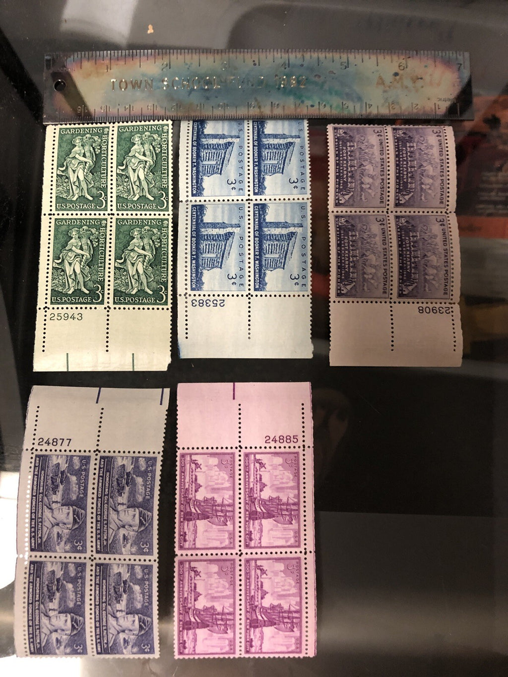 Lot 5: Gardening Horticulture. New York. Booker Washington. Fort Kearny US Stamp0