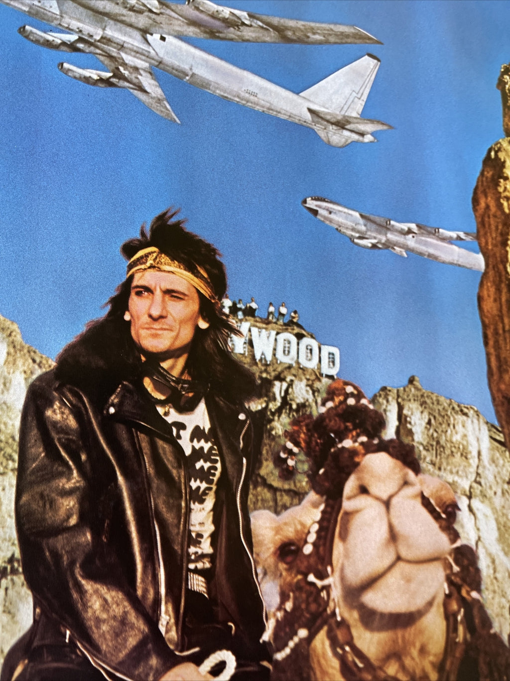 #33 1981 Ronnie Wood Poster 1 2 3 4 1234 The Rolling Stones Riding a Camel8