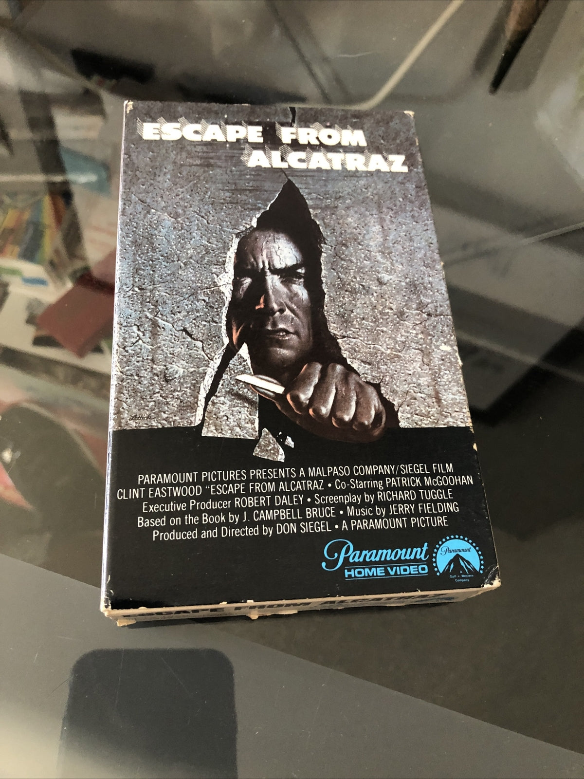 Escape From Alcatraz Beta Tape Clint Eastwood Betamax0