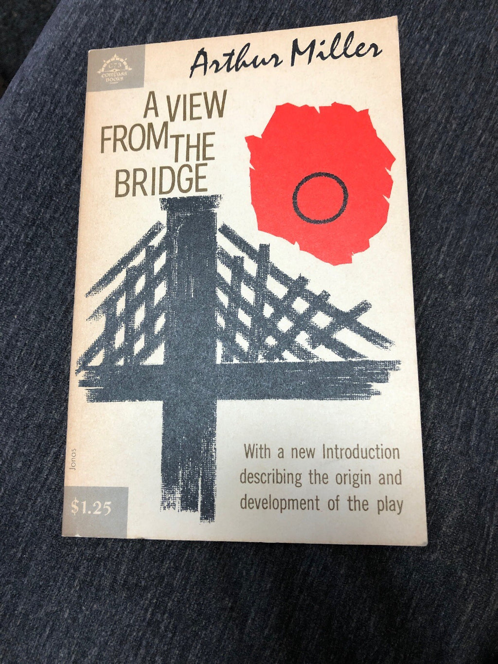 A VIEW FROM THE BRIDGE play by Arthur Miller - 1st Compass PB book 19700