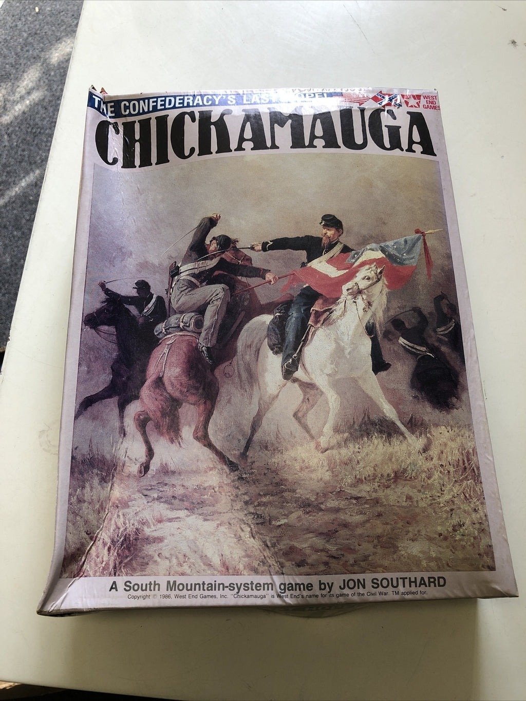West End Games: Chickamauga: The Confederacy's Last Hope: Partially Unpunched0