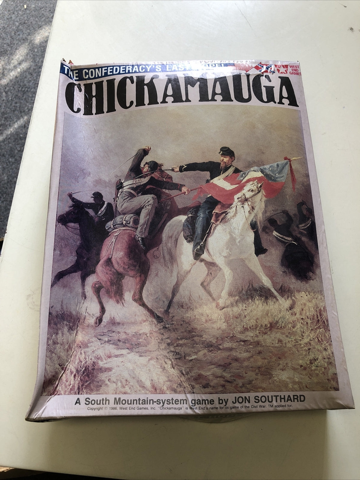 West End Games: Chickamauga: The Confederacy's Last Hope: Partially Unpunched0