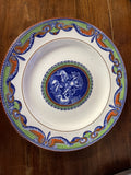 WEDGWOOD ETRURIA ENGLAND cherub PLATE CA 1879-1908 10” gold gilt0
