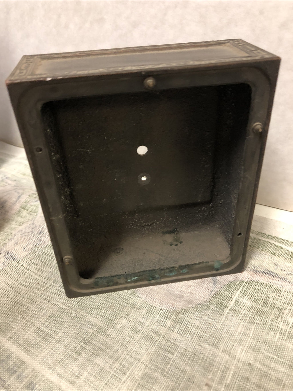 Antique Ansonia Clock Face Cover For Parts3