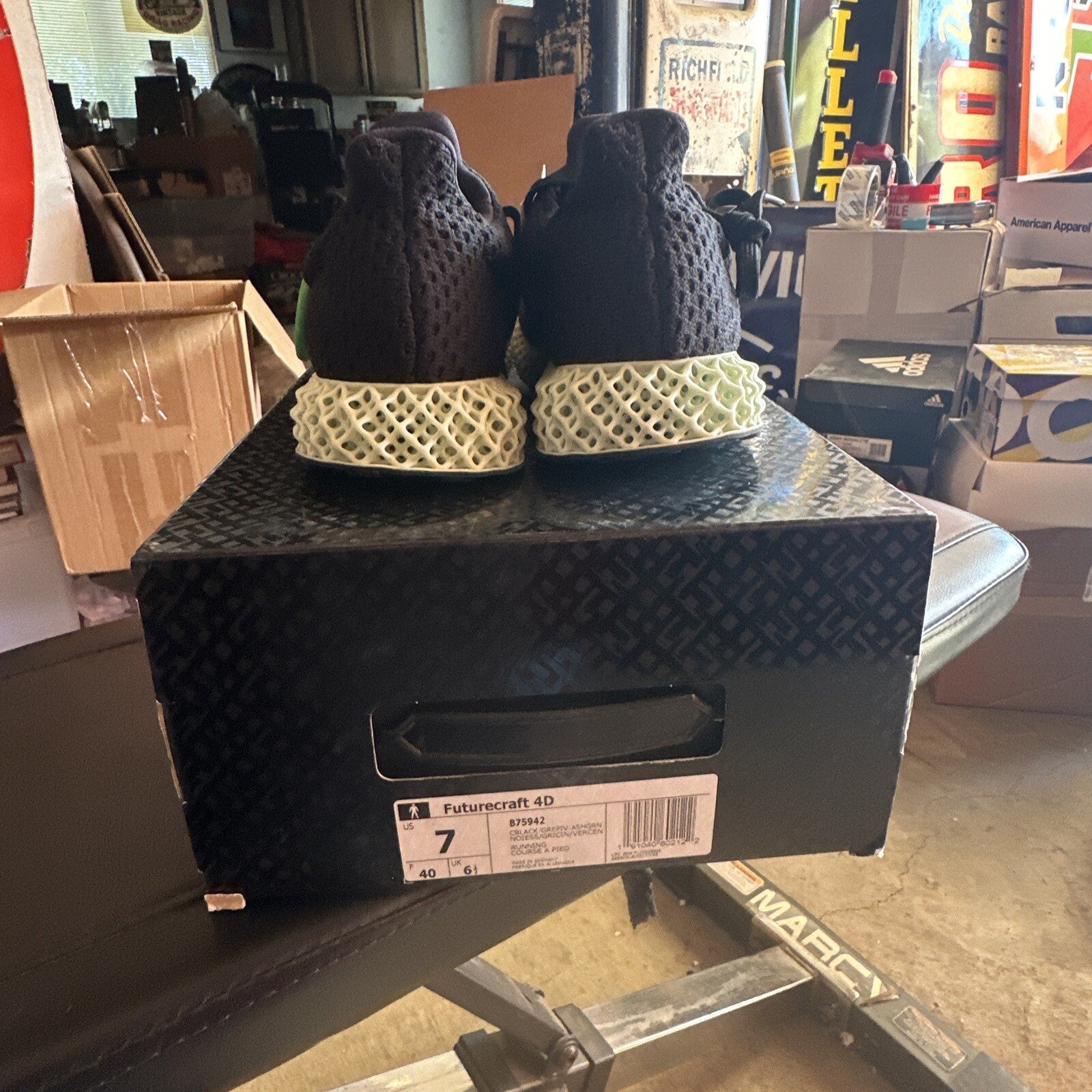 Size 7 - adidas Futurecraft 4D 2021 Core Black2