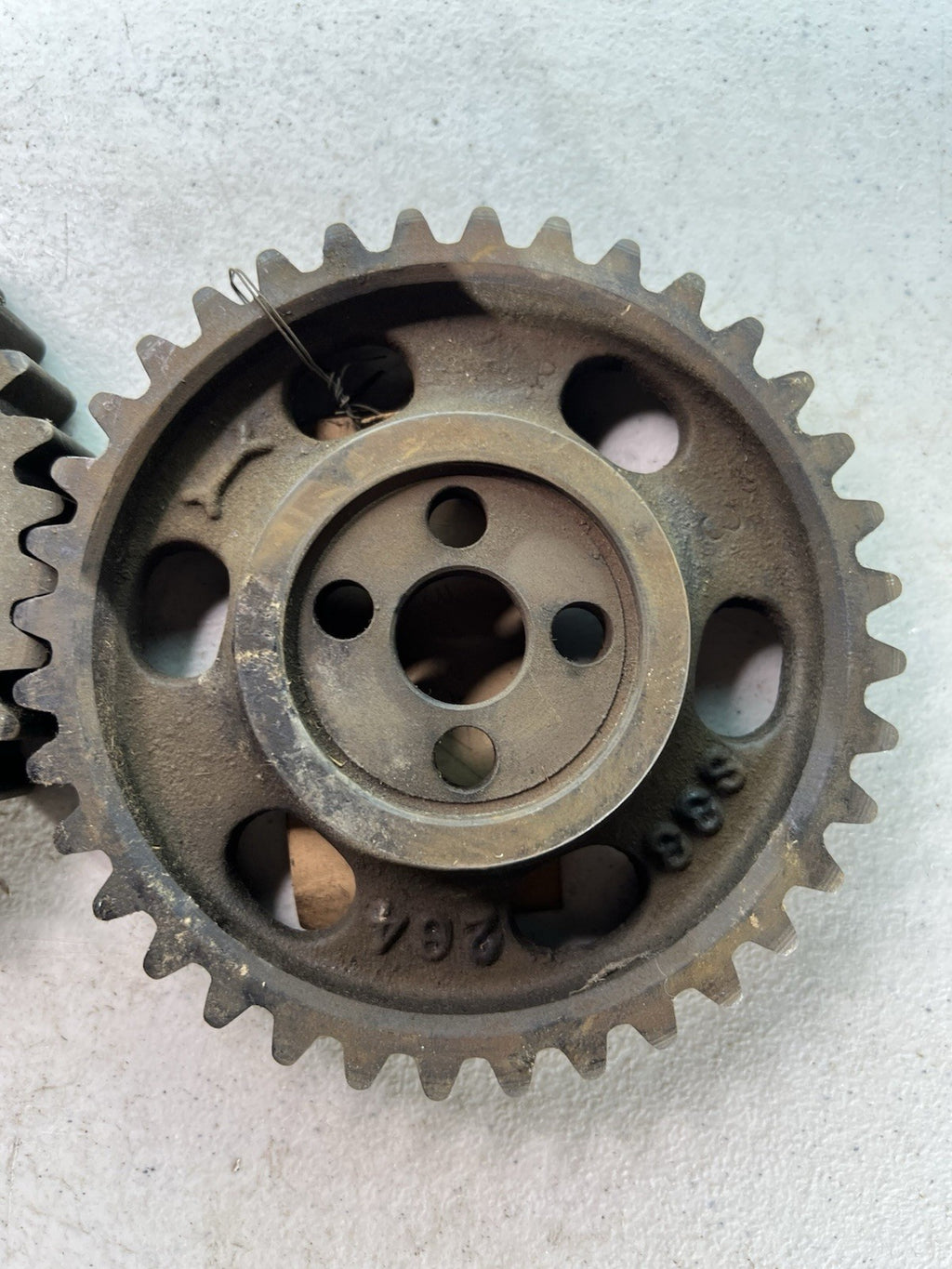 Pair of Vintage 398S Cast Iron Cam Timing Gears Pair– Hot Rod Rat Rod2