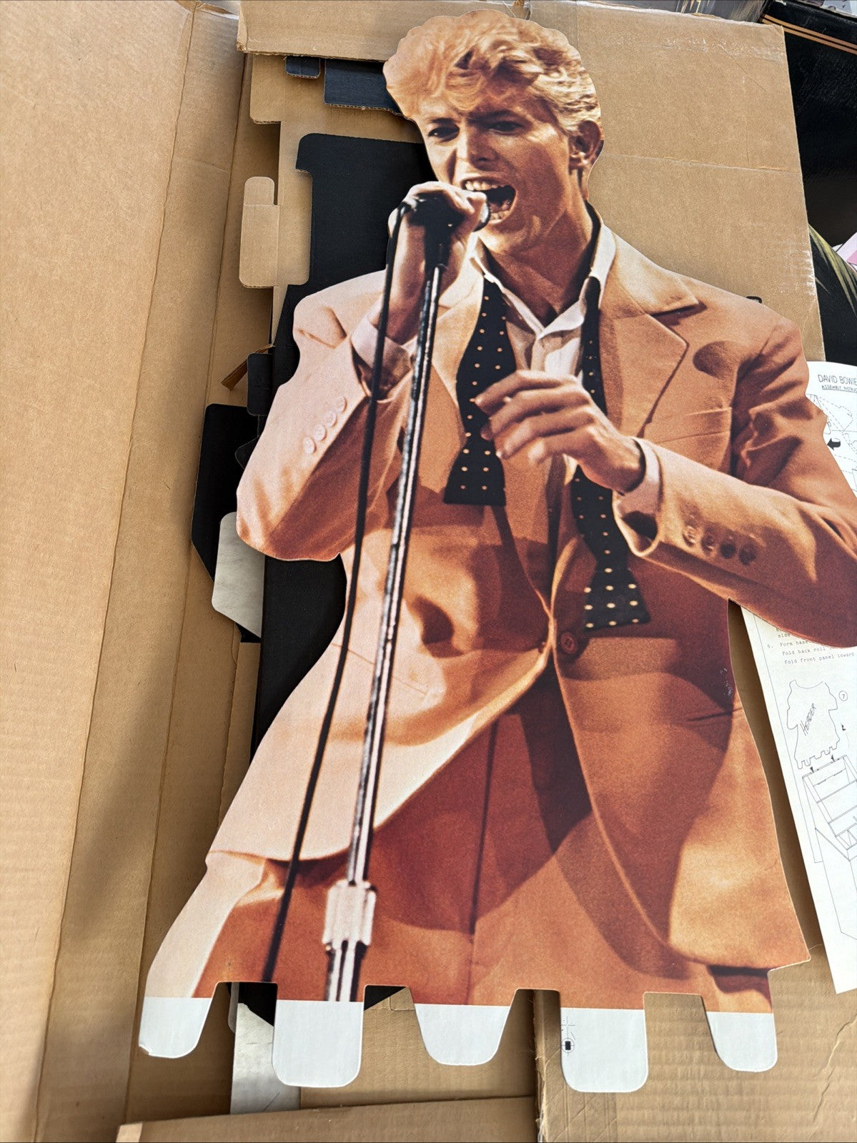 NOS SCARCE!! David Bowie - Let’s Dance Promo Standee - 1983 New Old Stock Poster0