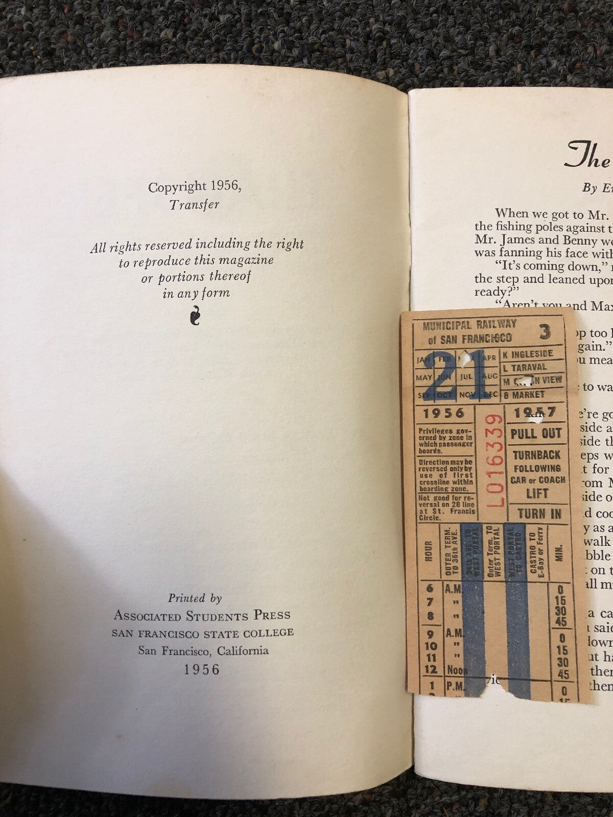 5 Lot 1956-65 Vintage SFSU Student Literary Magazine Transfer Short Story Poems8