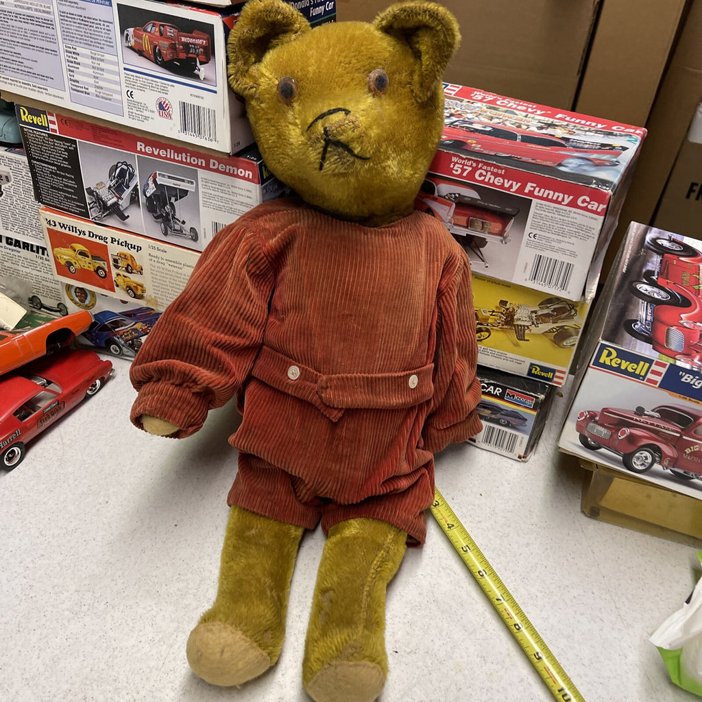 antique Early 24” Winnie The Pooh Bear teddy bear1