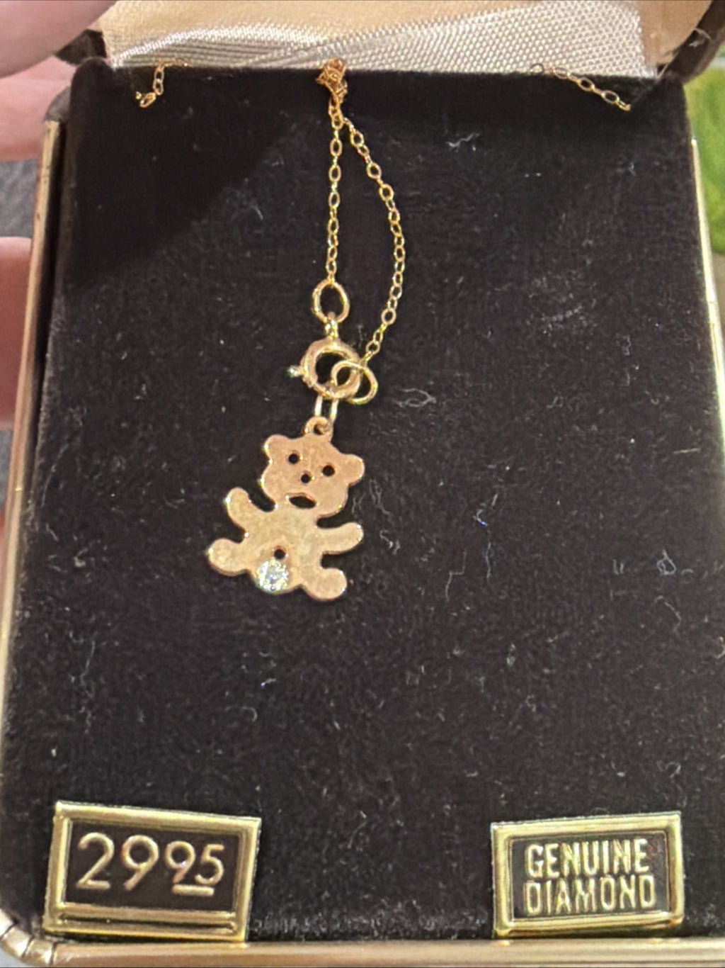 Lot Of 18 14K Gold Filled Teddy Bear Pendant RealDiamond Nicolo Brecci Necklace1