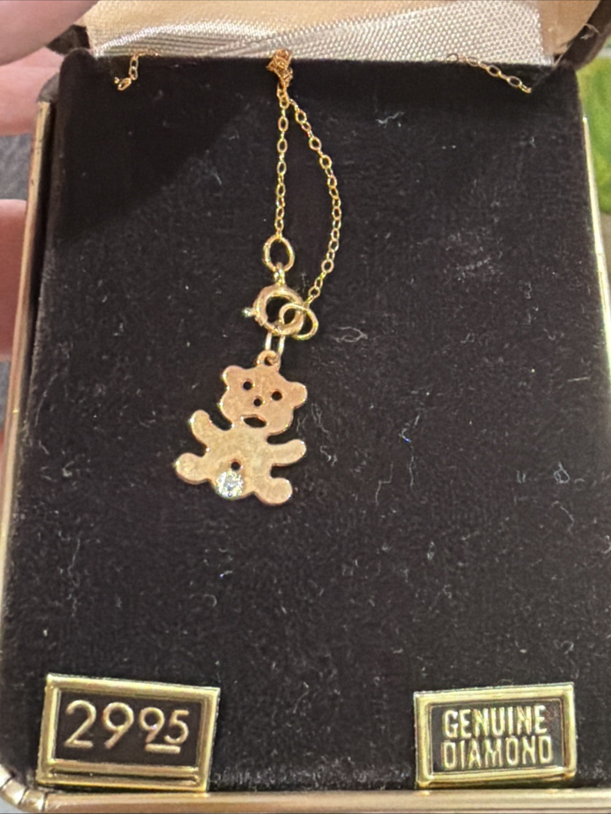 Lot Of 18 14K Gold Filled Teddy Bear Pendant RealDiamond Nicolo Brecci Necklace1