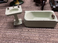 Antique Arcade Crane Cast Iron Toy Doll Size Bathroom Sink And Tub Lot Set0