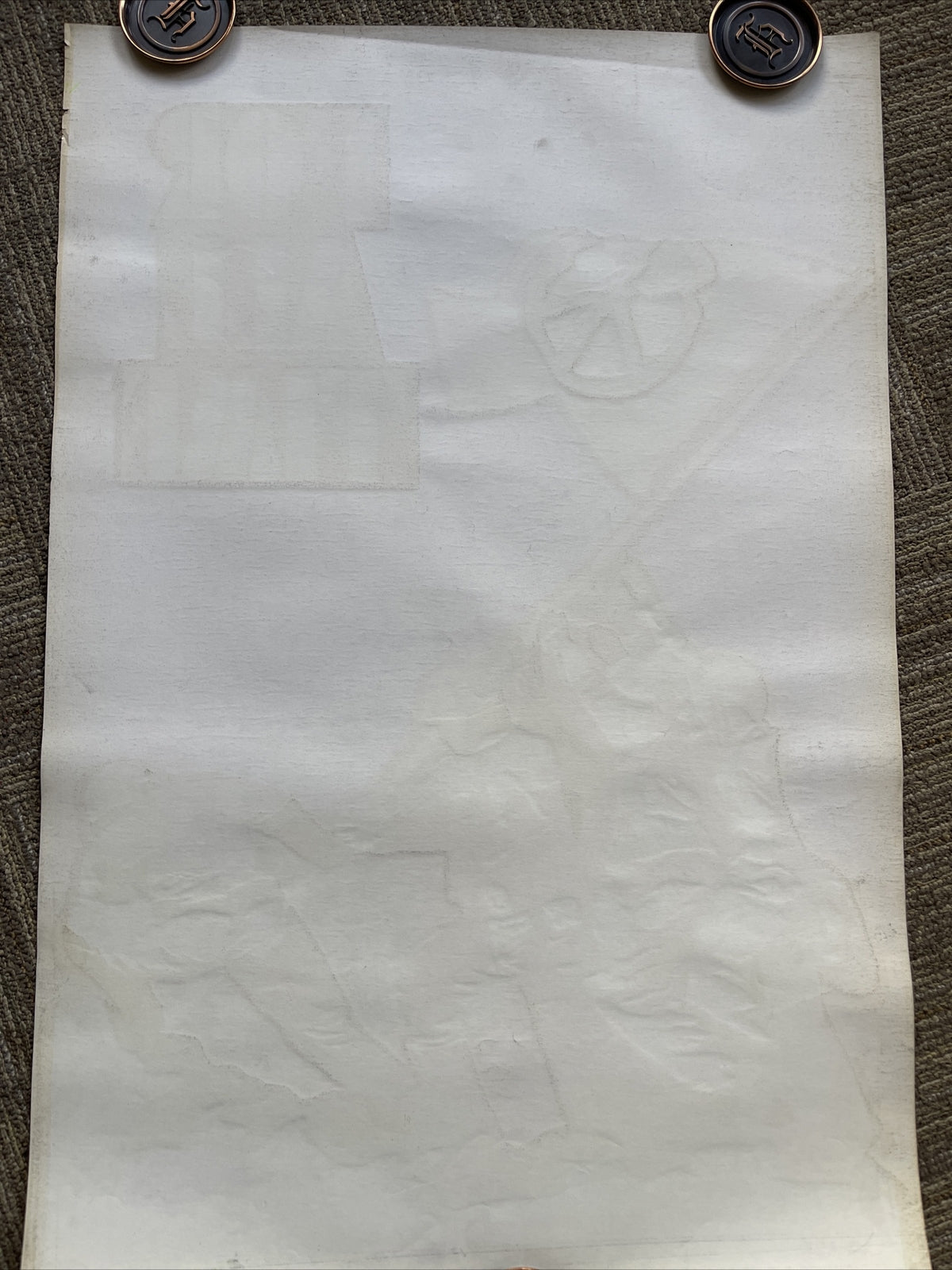 1970s Original Peace Love Freedom Sex Hippie Headshop Blacklight Poster 22x33”9