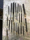 Vintage Mixed Lot Of 21 Tools Hargrave Threadit Etc. Drill Bits0