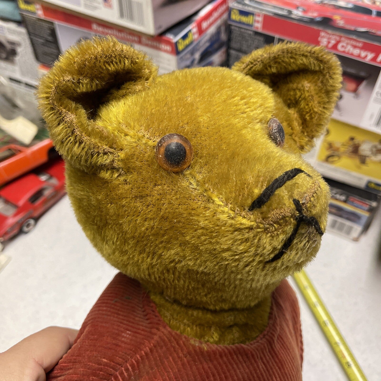 antique Early 24” Winnie The Pooh Bear teddy bear3