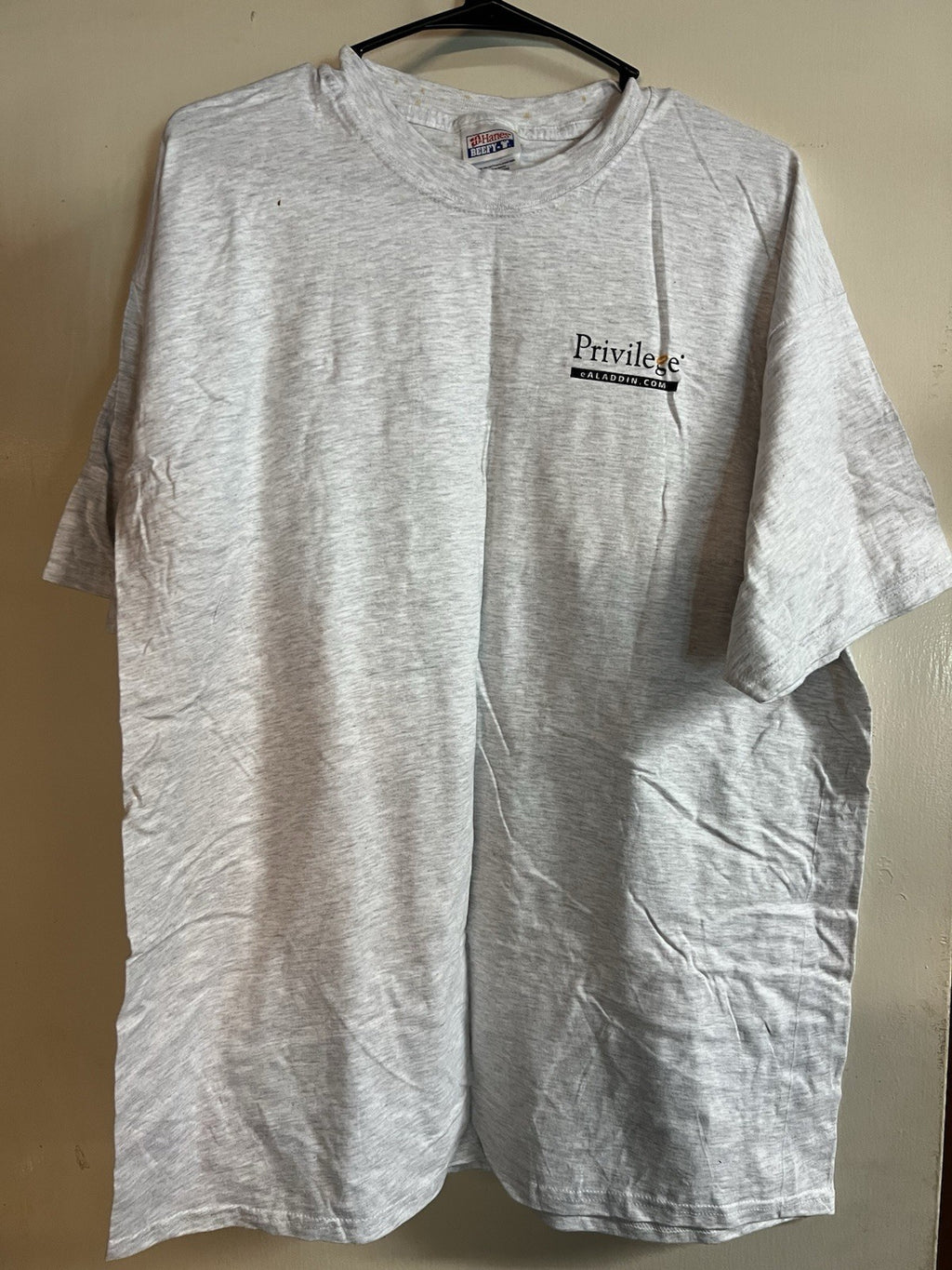 Vintage 90s Privilege eAladdin.com Promo T-Shirt XL Hanes Beefy-T Internet Tech4