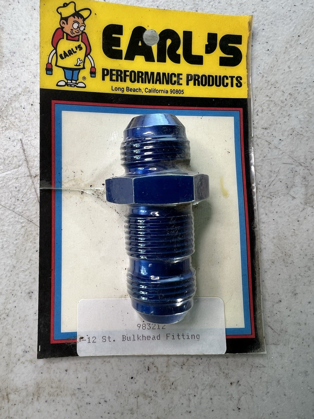Earls Fitting Bulkhead Fitting Hose End Banjo -12 Straight Tube #9832120