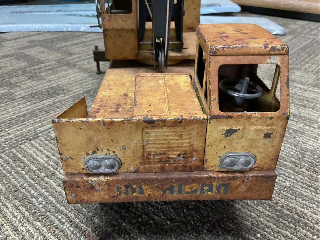 Vintage Nylint Michigan Shovel Crane Model T-24 Clark Equipment Original Labels4